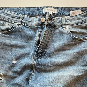 Mango rippped oversized jeans